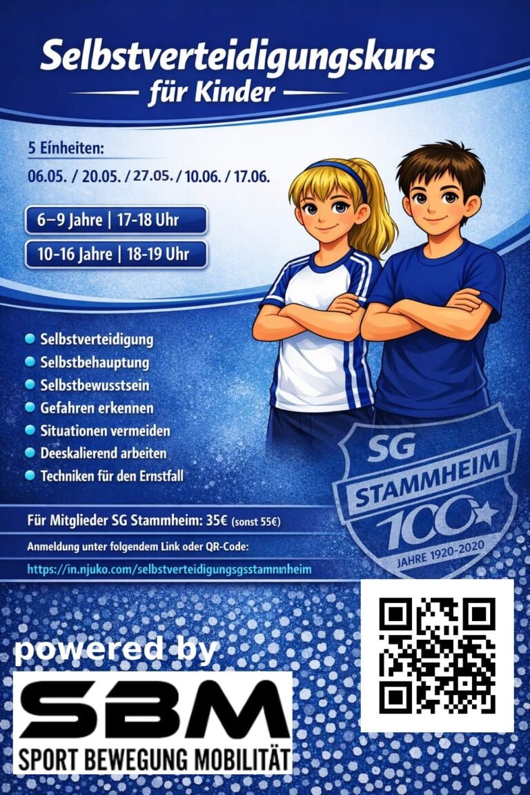 Selbstverteidigungskurs für Kinder